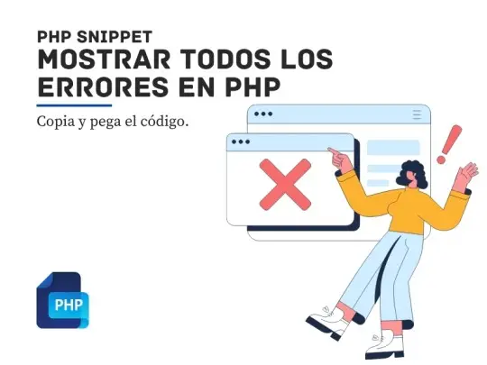 mostrar errores en PHP
