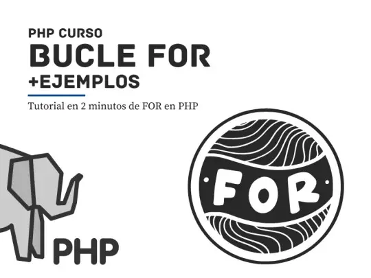 curso php bucles FOR