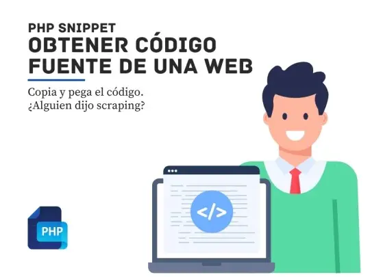 obtener codigo fuente de webs con php