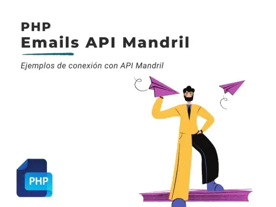 Portada conexión api mandril