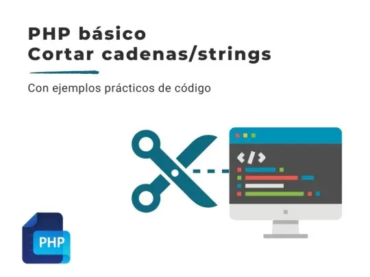 Portada cortar cadenas con PHP