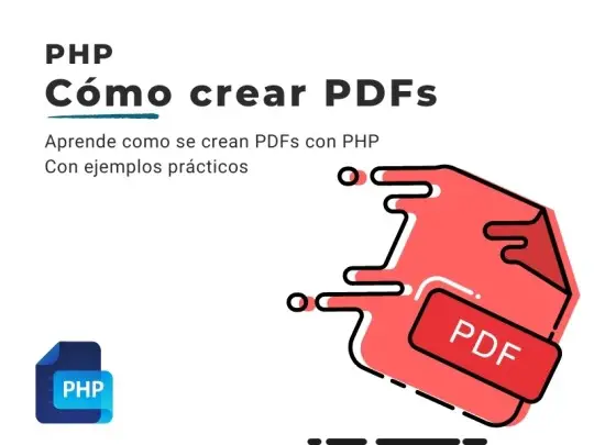 Portada de como crear PDF con PHP