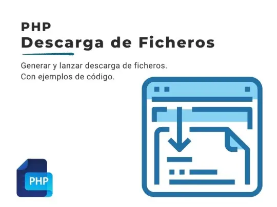 Portada descarga de ficheros con php