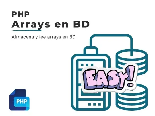 Portada tutorial de guardar arrays en base de datos mysql