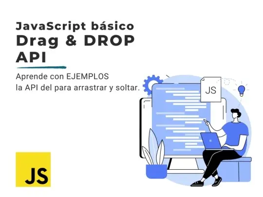 Portada tutorial JS sobre la API drag & drop