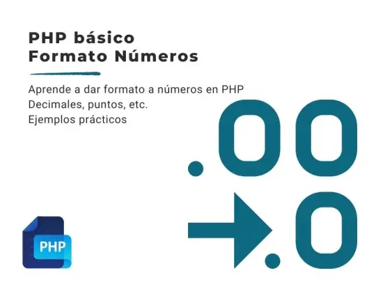 Portada tutorial php de dar formato a números