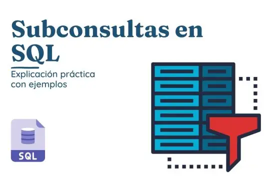 portada tutorial subconsultas sql cómo hacerlas