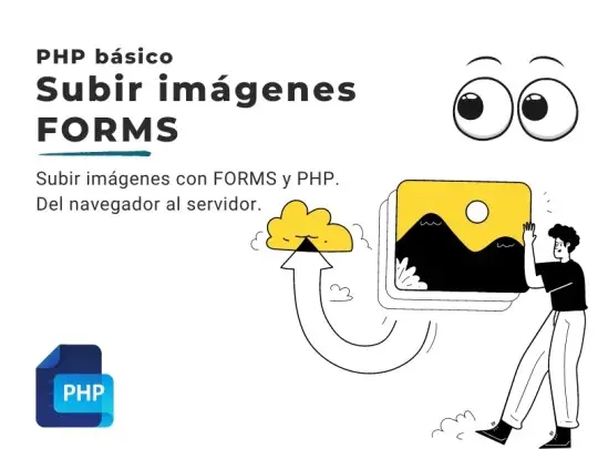 Portada tutorial subida de imagenes con forms