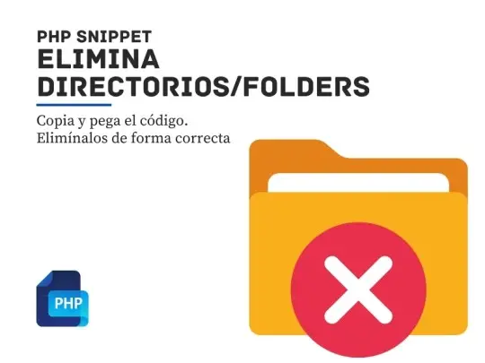 remove folders con php