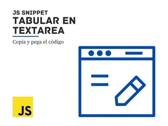 snippet de copiar y pegar de tabular en textarea con javascript